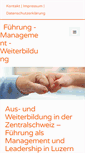 Mobile Screenshot of fuehrung-management-weiterbildung.ch